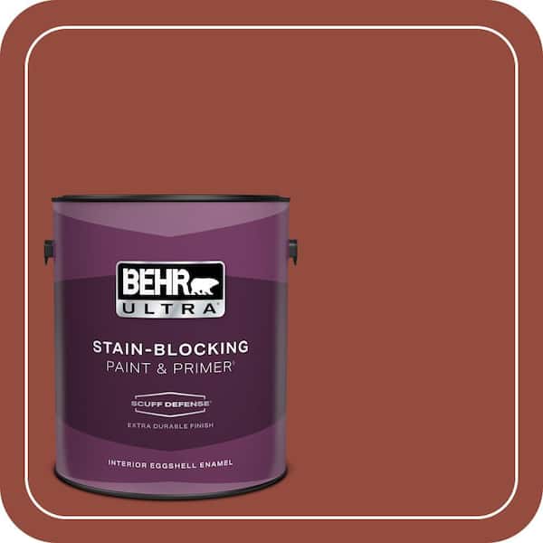 BEHR ULTRA 1 gal. #S-H-200 New Brick Extra Durable Eggshell Enamel Interior Paint & Primer