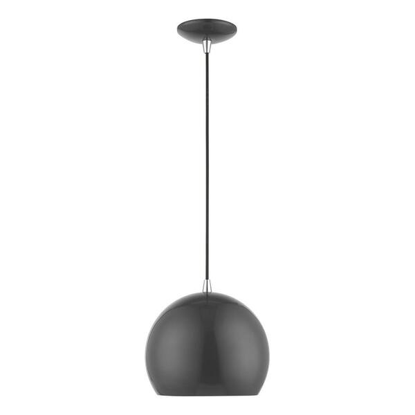 ■LIGHTYEARS■ミンガス　ペンダントライト　ダークグレー　北欧　シンプル AVIANCE LIGHTING Branbury 1-Light Shiny Dark Gray Globe Pendant
