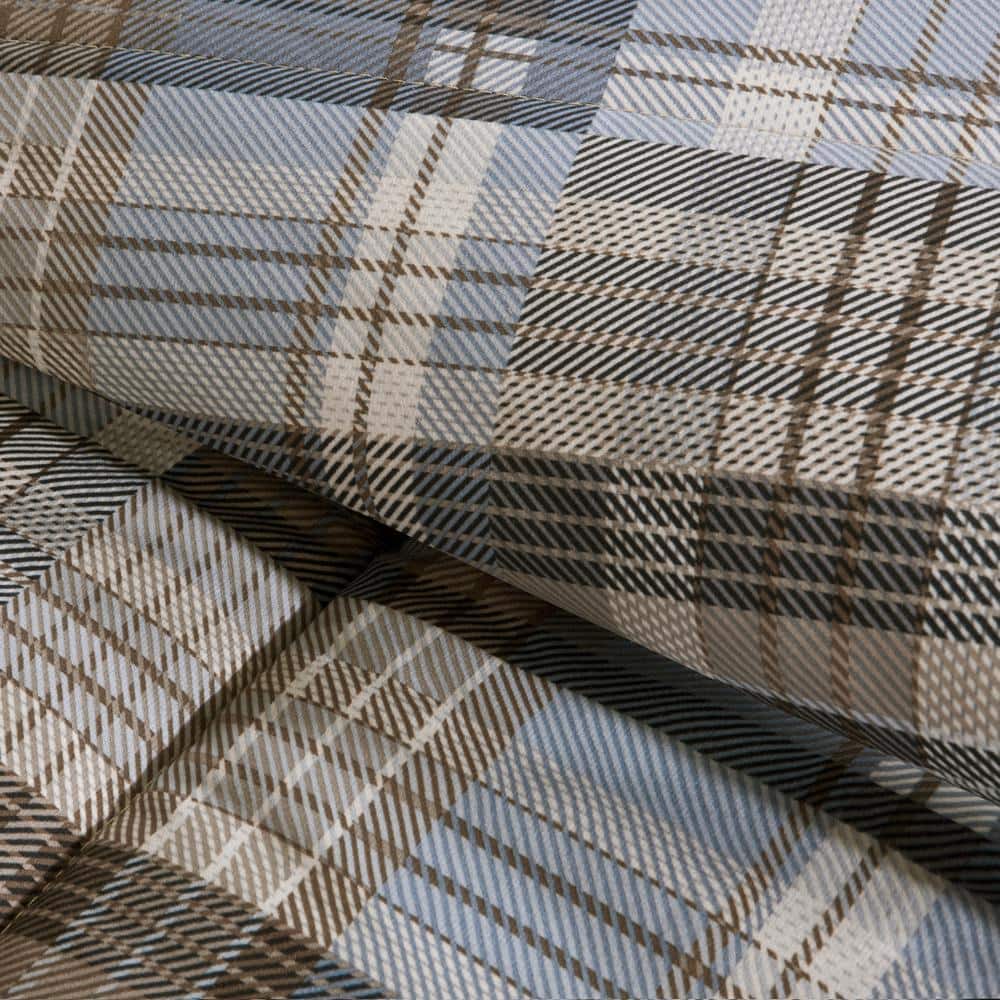 King Brown Microfiber Down Alternative Comforter Set