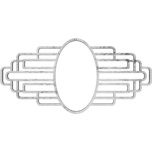 Ekena Millwork 40 in. W x 20 in. H x 19 in. H x 11 in. W x 1/2 in. P Elizabeth PVC Contemporary Ceiling Medallion
