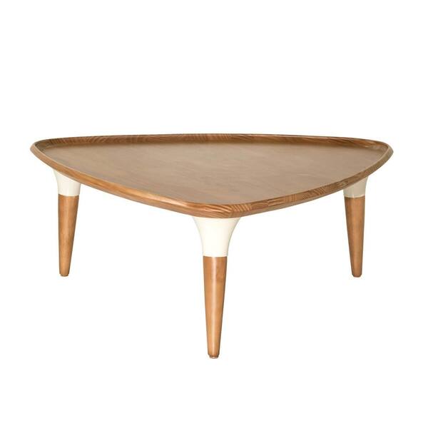 Medium Triangle Wood Coffee Table, Coffee Table Comfort Furniture
