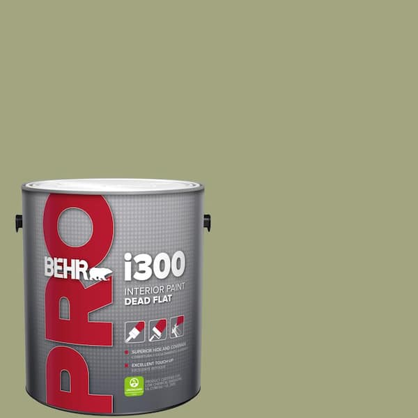BEHR PRO 1 gal. #410F-4 Mother Nature Dead Flat Interior Paint