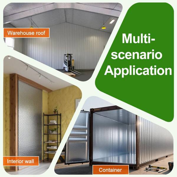 1000sqft 4x250 Reflective Radiant Barrier Attic Foil Insulation