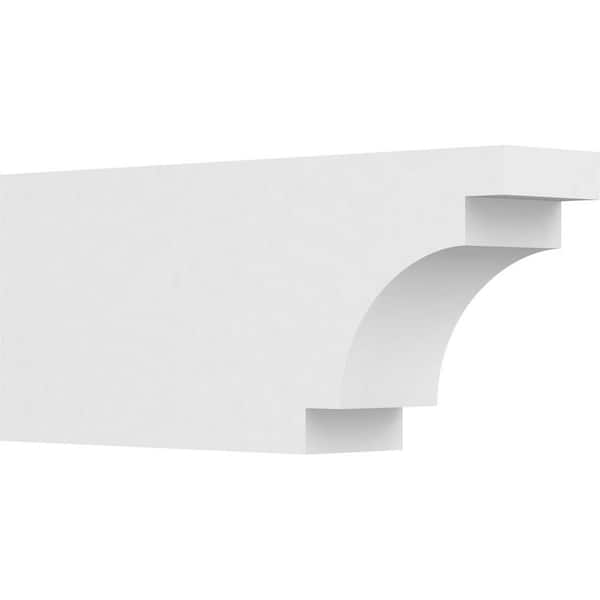 Ekena Millwork 5 in. x 10 in. x 24 in. Mediterranean PVC Rafter Tail Brace