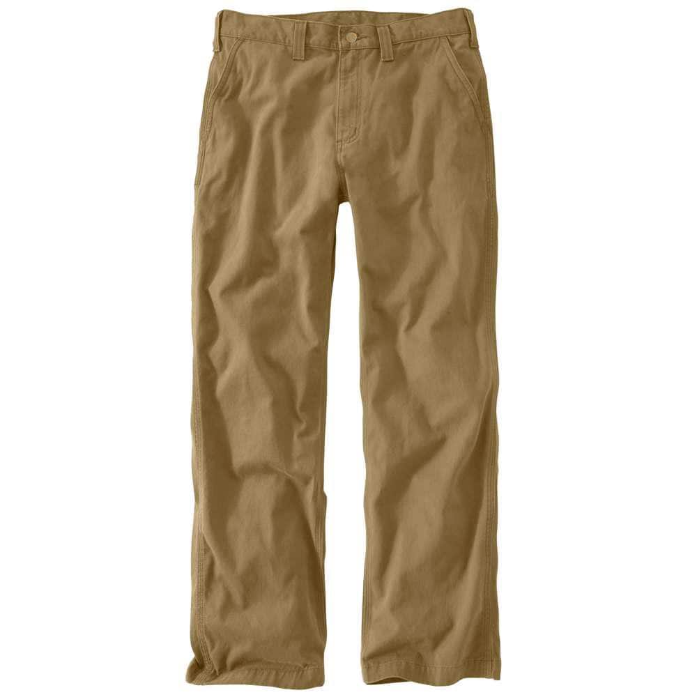 Carhartt Men's B324 Factory 2nd Relaxed Fit Washed Twill Utility Pant Dark Coffee 40 W-36 L