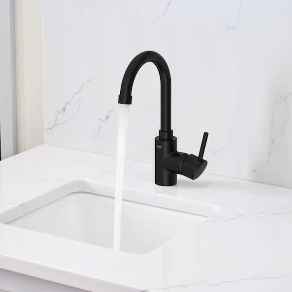 Concetto Single Handle Bar Faucet in Matte Black