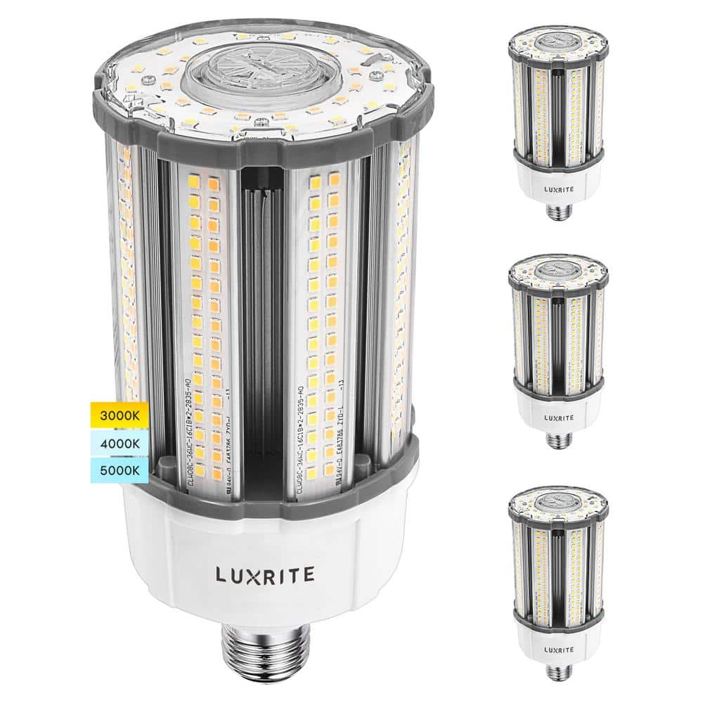 LUXRITE 150-Watt Equivalent 150-Watt E26/E27 Base Corn LED Light Bulb 3 ...