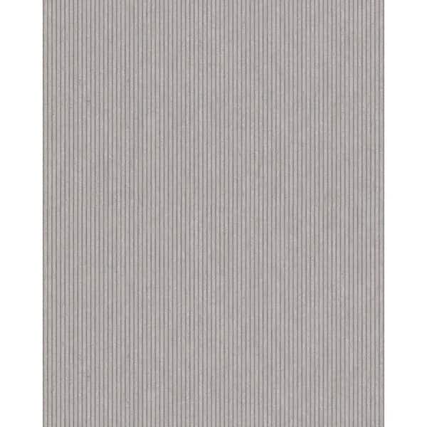 Unbranded Industrial Stripe Platinum Metallic Finish Vinyl on Non-Woven Non-Pasted Wallpaper Roll