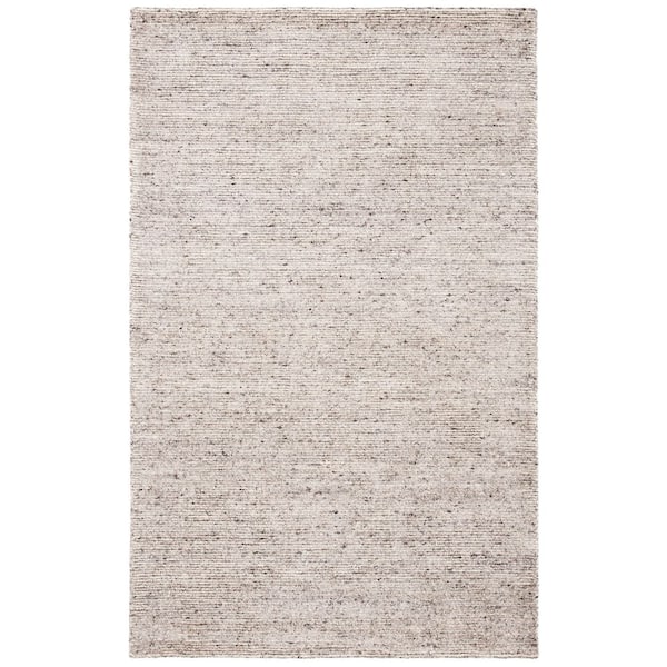 Himalaya Brown Doormat 2 ft. x 4 ft. Solid Color Area Rug