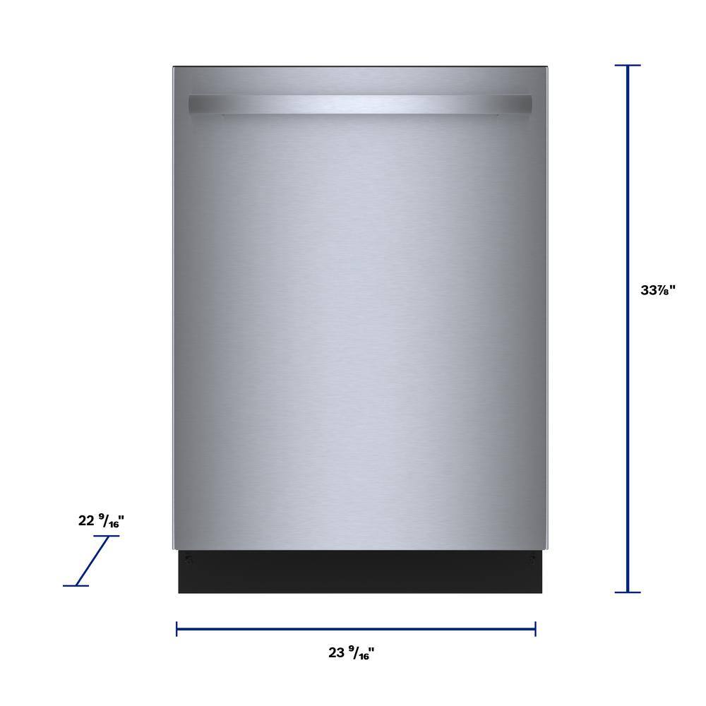 24" Stainless Steel Built-In Dishwasher with Top Control