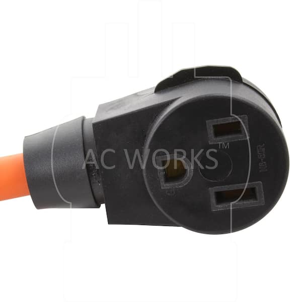 10/3 STW 1.5 ft. Welder Adapter Cord 3-Prong 10-30P Dryer Plug to 6-50R Welder Outlet