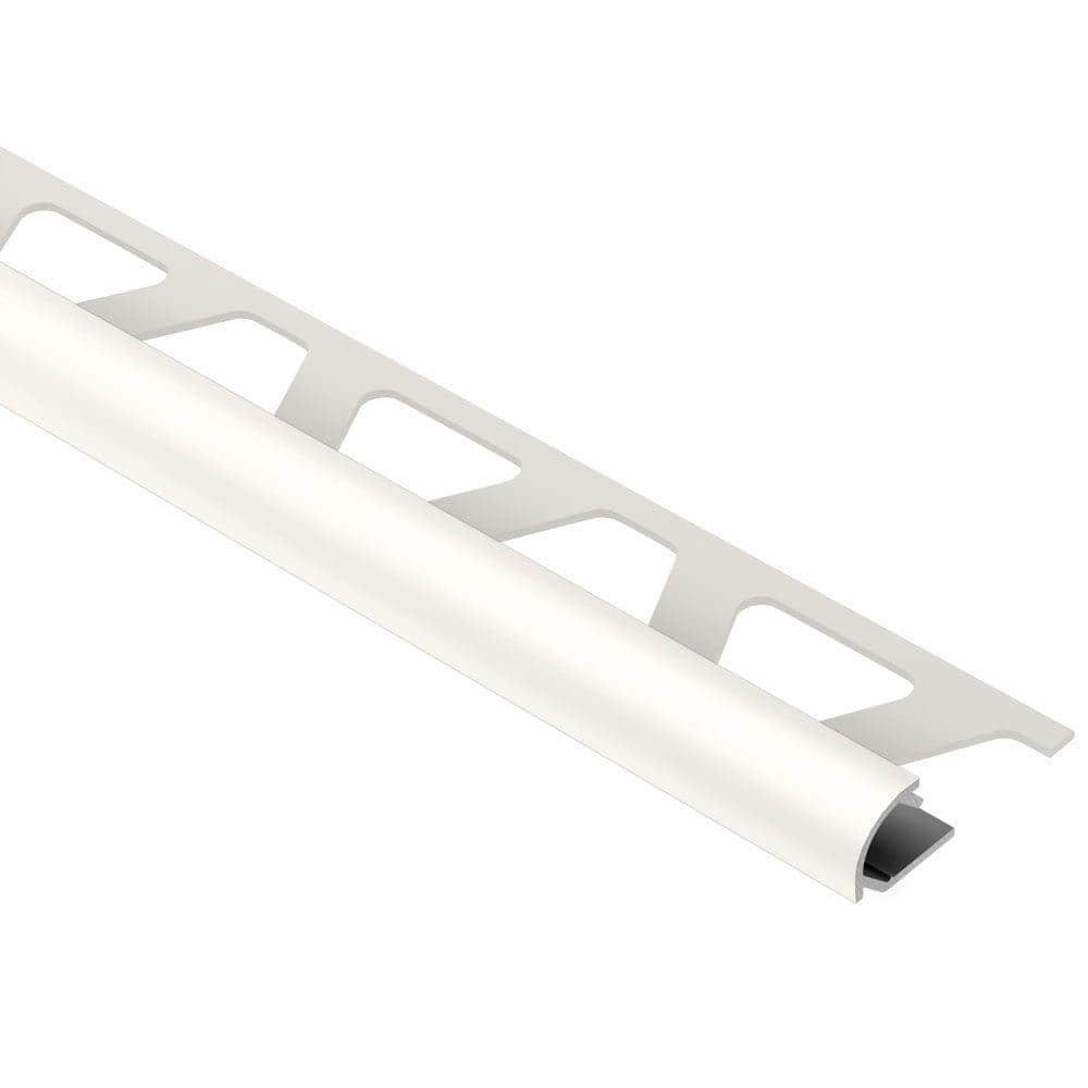 Rondec White Color-Coated Aluminum 1/4 in. x 8 ft. 2-1/2 in. Metal Bullnose Tile Edging Trim price history on PriceWatchPro