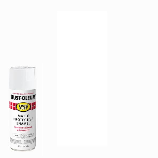 12 oz. Protective Enamel Matte White Spray Paint