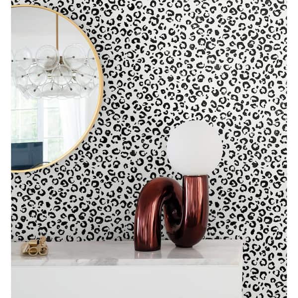 Cheetah Pattern Wall Decor, Leopard Skin Peel and Stick Wall Decal