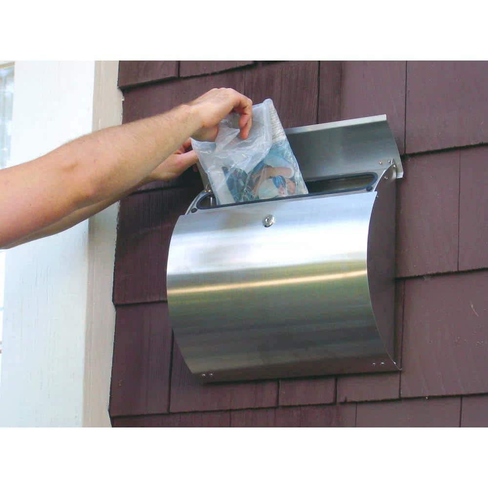 Stainless Steel Locking Wall Mounted Mailbox