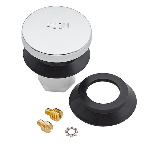 Everbilt 2 in. Toe-Touch Drain Stopper in Chrome