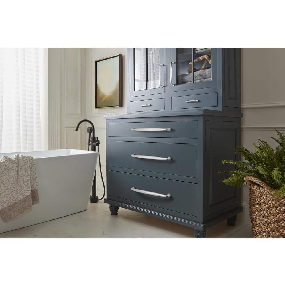 Polished Chrome 3-3/4" Cabinet Drawer Pull Bar