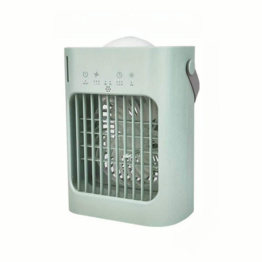 8 in. 3 fan speeds Desk Fan in Green with mist cooling and quiet operation price history on PriceWatchPro