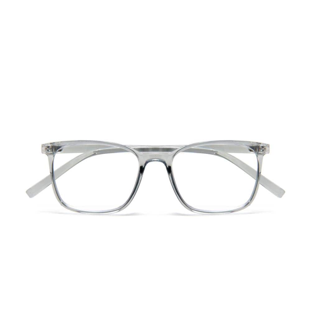 1148 Gretchen Reading Glasses 3.5 Sq Eyeglasses Clear Grey Frames NWT Shop GRETCHEN Clear Angular Cat-Eye Glasses | Giant Vintage  main image 4