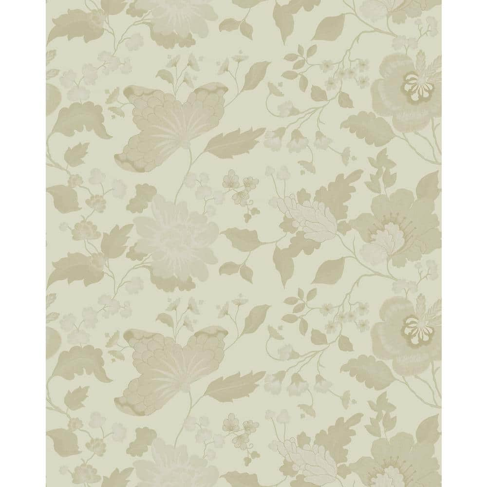 Sirpi Vittoria Gold Floral Vinyl Wallpaper 4058-24841 - The Home Depot