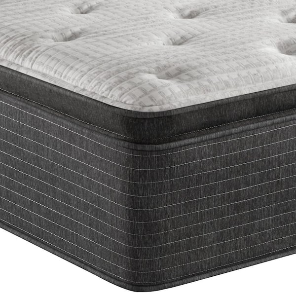 BRS900-C 16.5 in. King Plush Pillow Top Mattress with 6 in. Box Spring