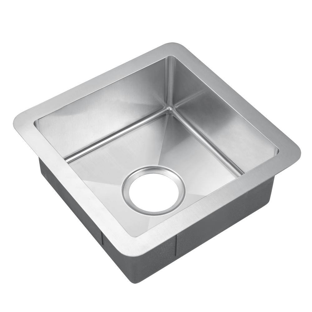 Rena 14.5'' Square Stainless Steel Undermount Kitchen Sink