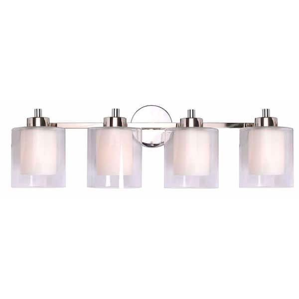 Kenroy Home Orienta 4-Light Chrome Vanity Light