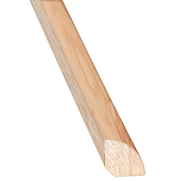 Natural Hickory 3/4 in. Thick x 3/4 in. Wide x 78 in. Length Quarter Round Molding Hardwood Trim