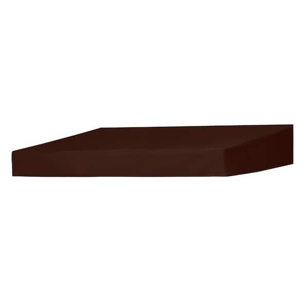 8 ft. Classic Non-Retractable Door Canopy (50 in. Projection) in Cocoa