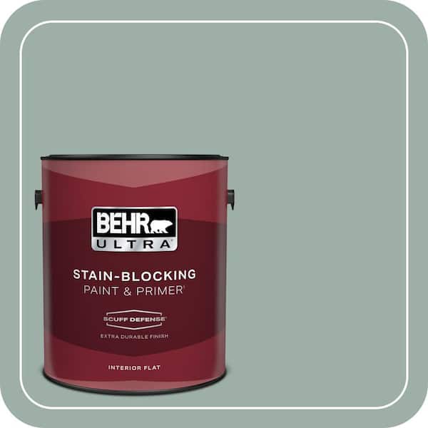 BEHR ULTRA 1 gal. Home Decorators Collection #HDC-CT-22 Aged Jade Extra Durable Flat Interior Paint & Primer