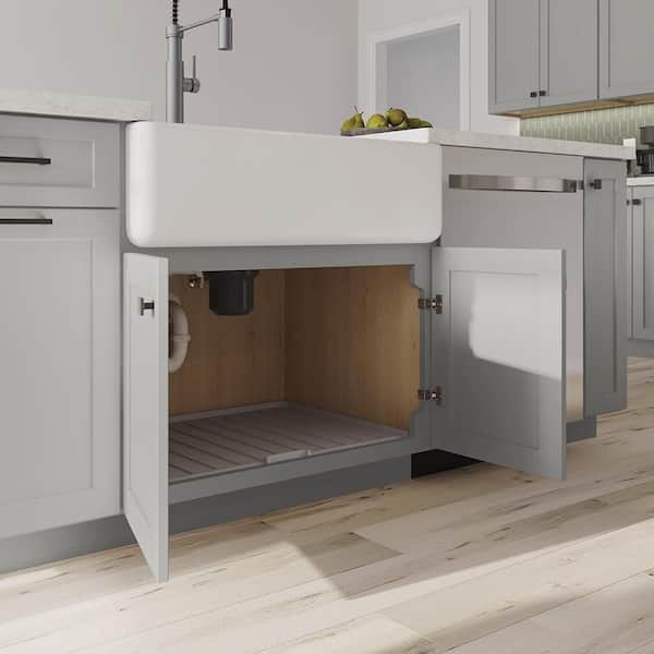 Shaker Full Overlay 34.5 in. W x 23.25 in. D x 0.72 in. H Sink Base Mat