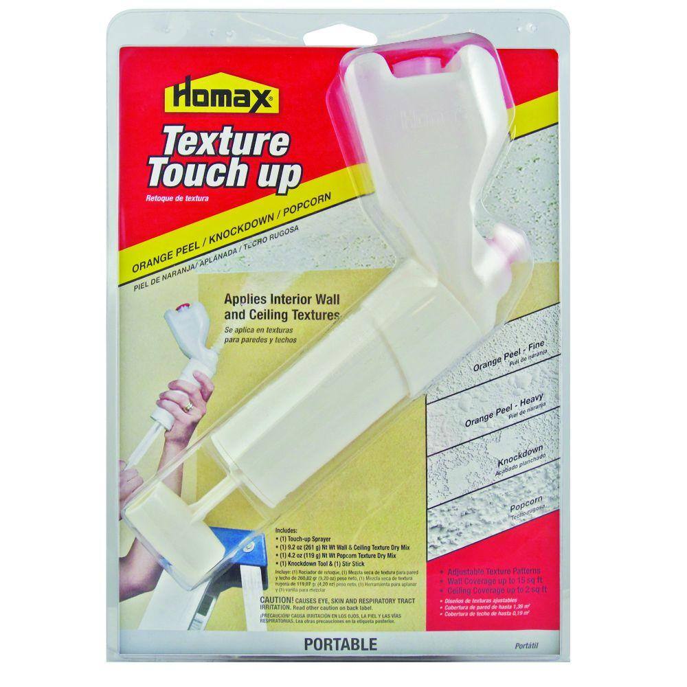 Homax Pro Texture Gun And Hopper – Air-Powered Sprayer For Wall Texture Repair W/ Shut-Off Valve