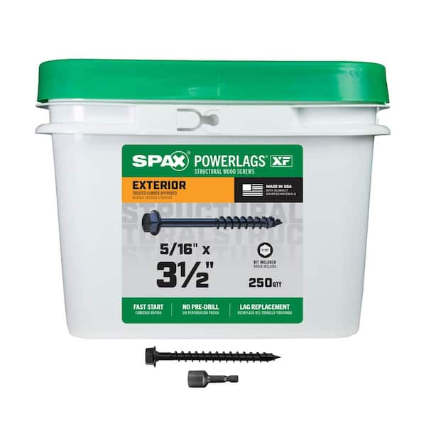 Have a question about SPAX 1/4 in. x 3-1/2 in. Powerlags XF