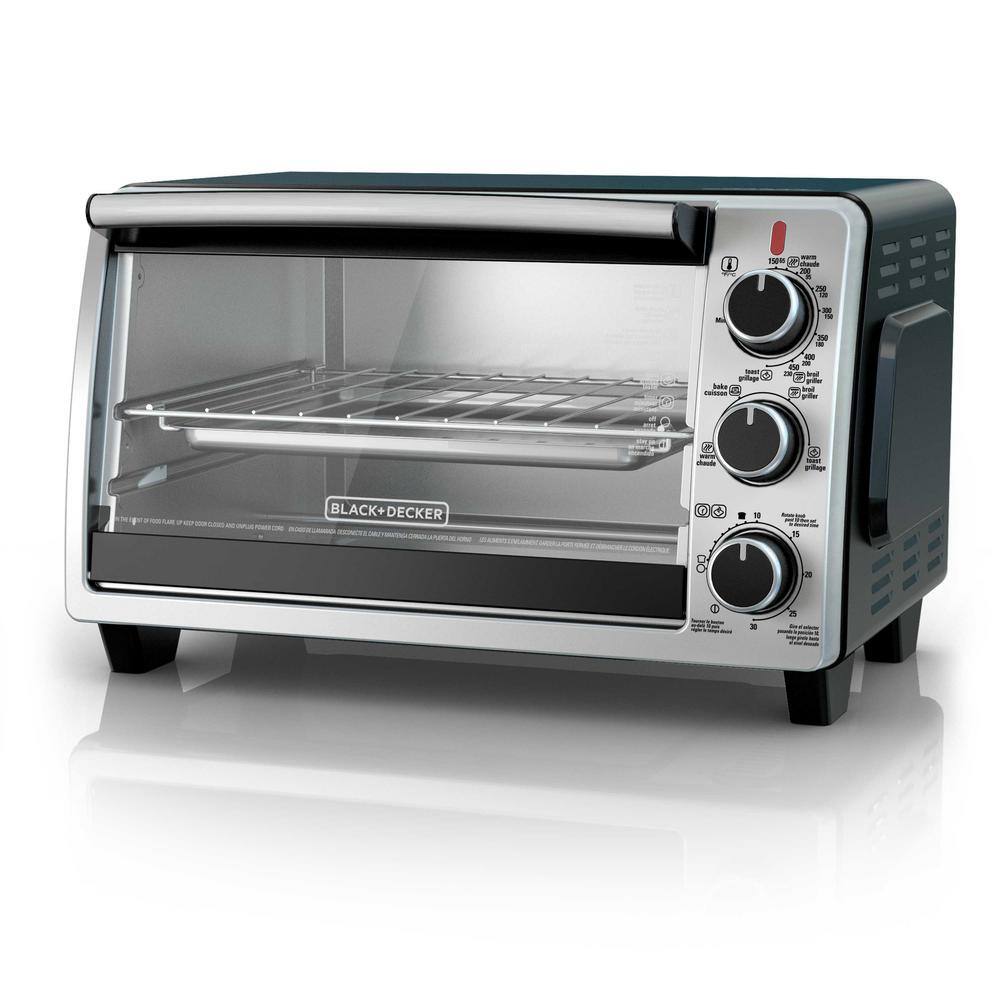 thumbnail image 2 of BLACK DECKER 4-Slice Crisp 'N Bake Air Fry Toaster Oven, TO1787SS, 5 2 of 9