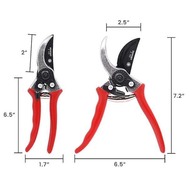 ZENPORT Pruning Shears Gardening Tool 8 in. Z103 - The Home Depot