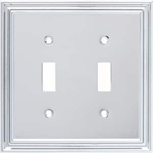 Traditional Shape _ 2-161T Chrome Plated Switch plate Cover Wall plate Traditional Shape _ 2-161T Chrome Plated Switch plate Cover Wall plate