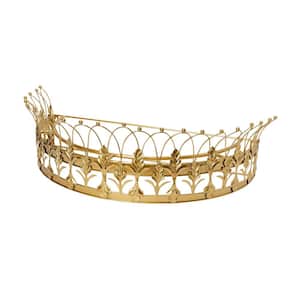 Gold Decorative Metal Curtain or Canopy Crown