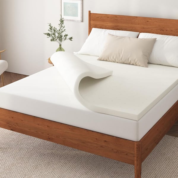 NapQueen 3 in. King Memory Foam Ventilated Mattress Topper