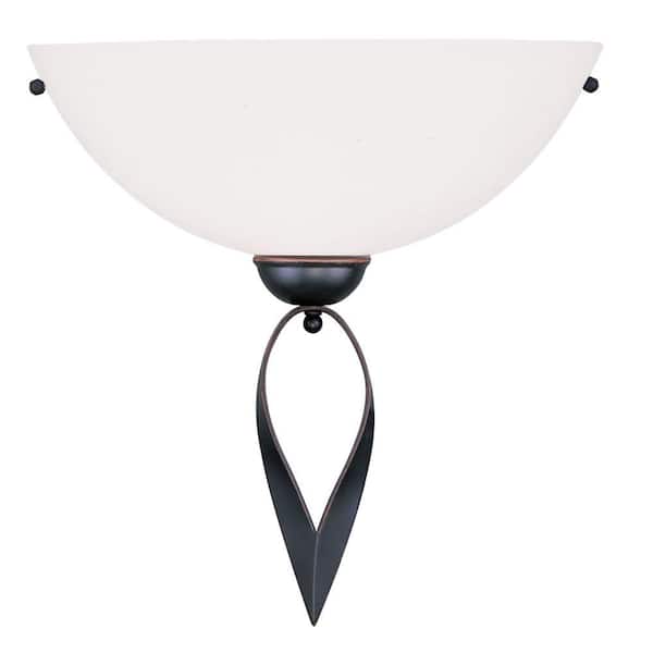 Livex Lighting Providence 1-Light Olde Bronze Incandescent Wall Sconce