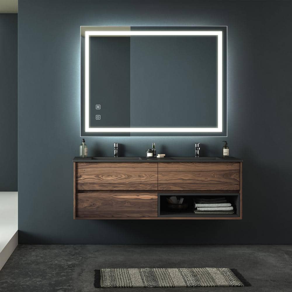 32 in. W x 24 in. H Rectangular Led Frameless Wall Mount Bathroom Vanity Mirror, High Lumen/Waterproof/Anti-fog price history on PriceWatchPro