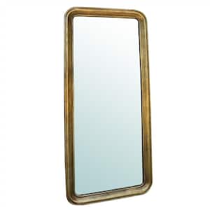 0.5 in. x 58 in. Classic Rectangle Framed Gold Vanity Mirror
