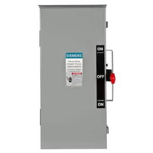 Double Throw 60 Amp 600-Volt 3-Pole Outdoor Non-Fusible Safety Switch