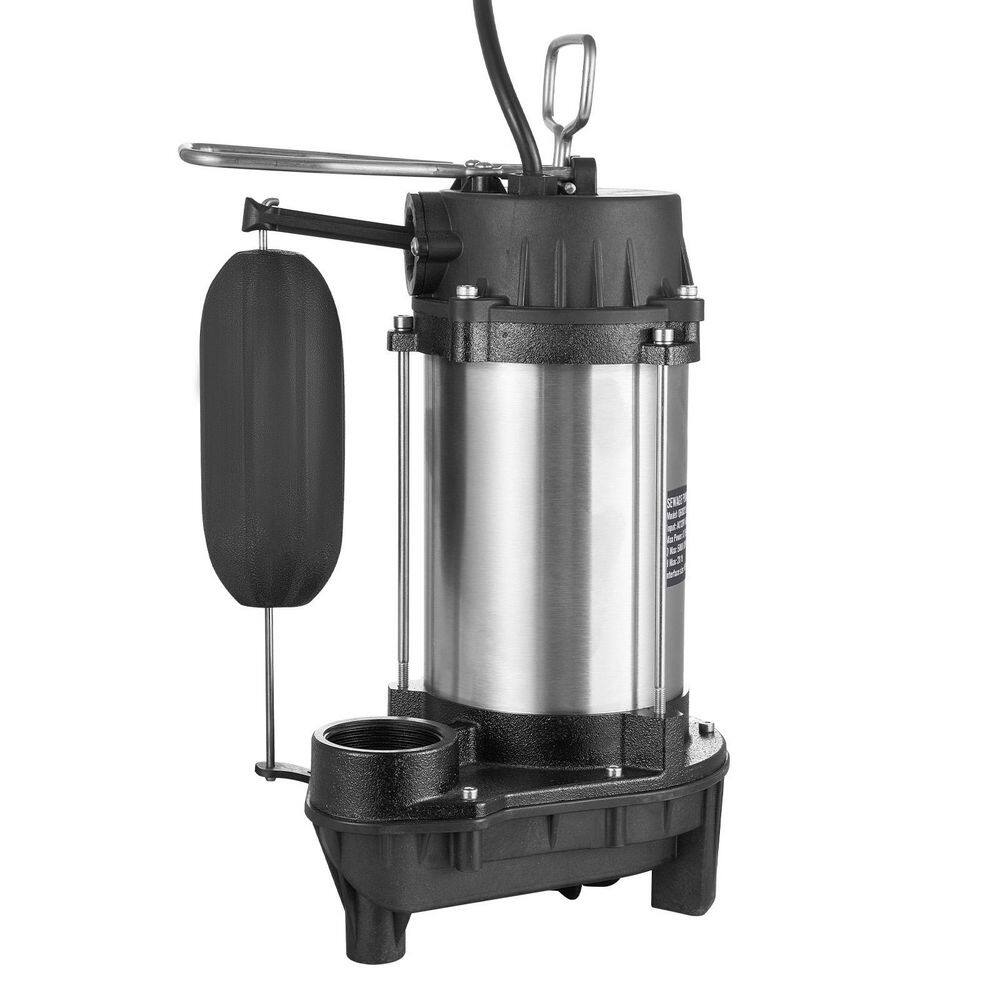 0. 75HP Submersible Sewage Pump, 5000 GPH, Cast Iron, 28 ft. Lift, 10 ft. Cord, Auto Float Switch, Stainless Steel price history on PriceWatchPro