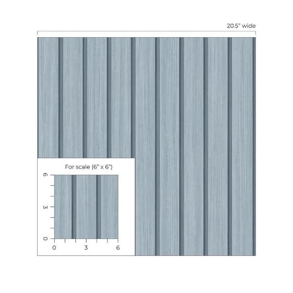 STACY GARCIA HOME Neutral Faux Wooden Slats Vinyl Peel and Stick Wallpaper  Roll (Covers 30.75 sq. ft.) SG12103 - The Home Depot