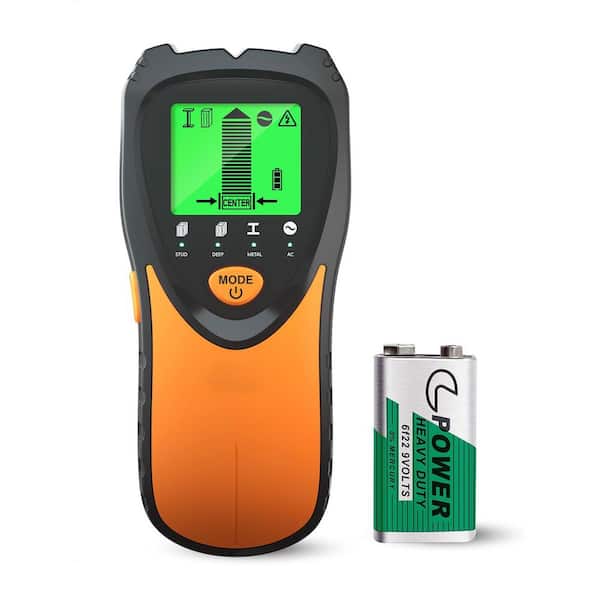 5 in 1 Electronic Stud Finder Wall Scanner with LCD Display and Audio Alarm for Wood AC Live Wire Metal Detection
