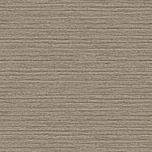 Hazen Shimmer Stripe Brown Non Pasted Non Woven Wallpaper Sample