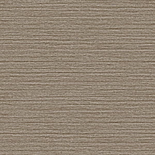 Advantage Hazen Shimmer Stripe Brown Non Pasted Non Woven Wallpaper Sample
