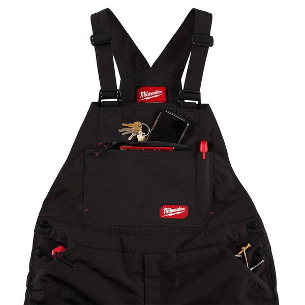 Milwaukee Men's X-Large Tall Black FREEFLEX Insulated Bib Overalls