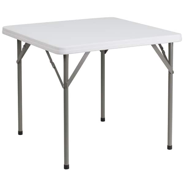 Granite White Folding Table