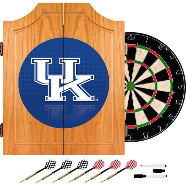 Trademark University of Kentucky Reflection 20.5 in. Wood Dart Cabinet Set